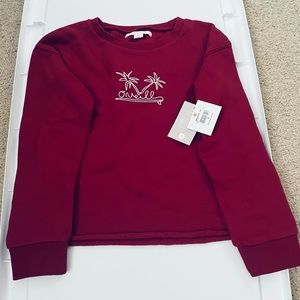 NWT Maroon O’Neill Girl’s sweatshirt- size M